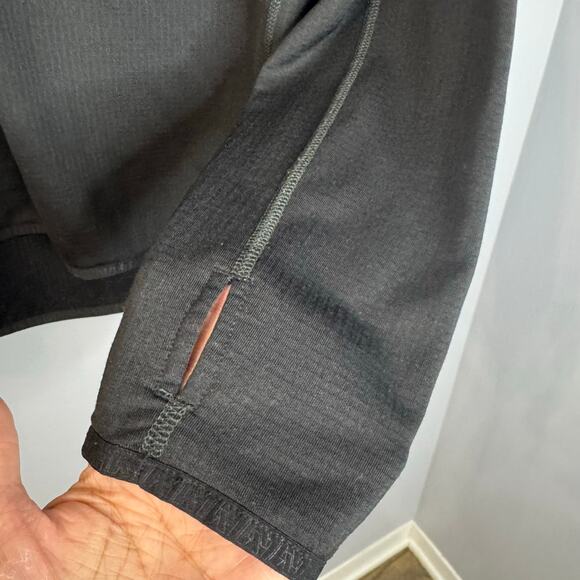 Eddie Bauer Men's High Route Grid Air 1/4-Zip Sweatshirt Black Outdoor Sz M - Picture 5 of 15